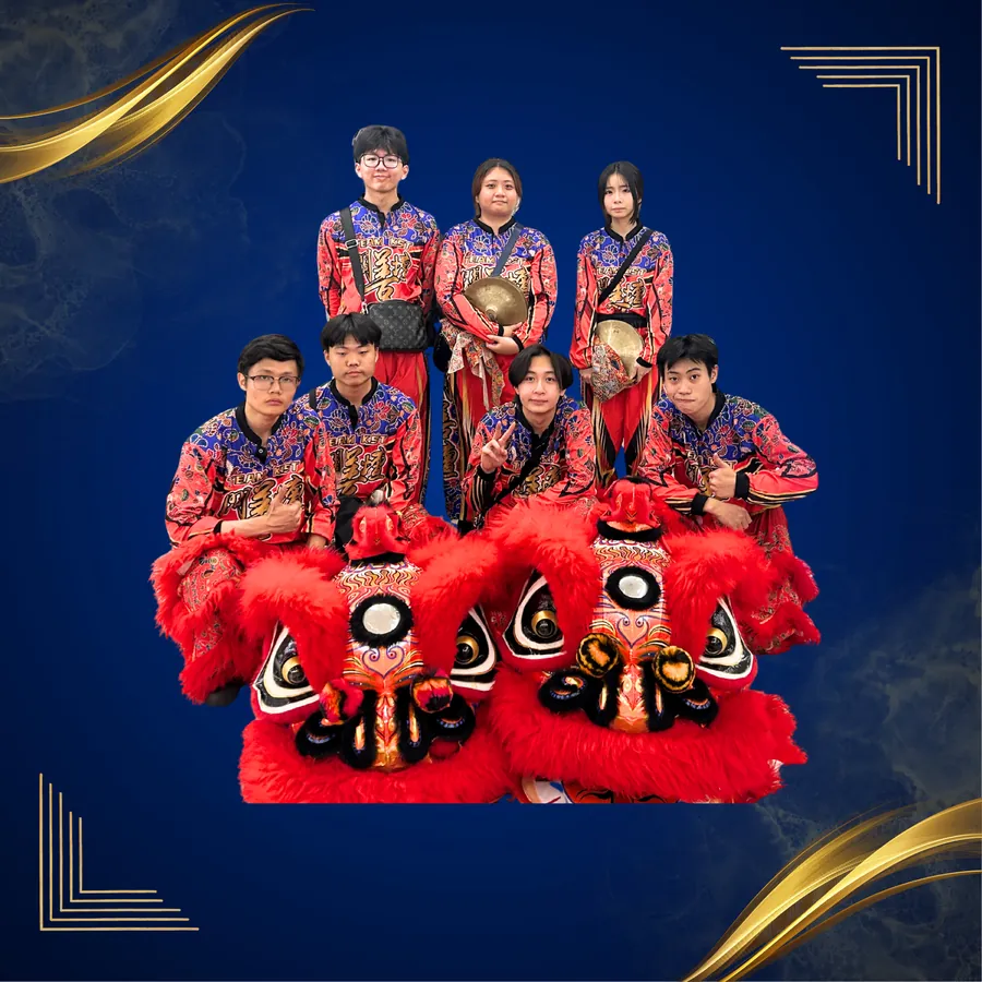 The Lion Dance performers