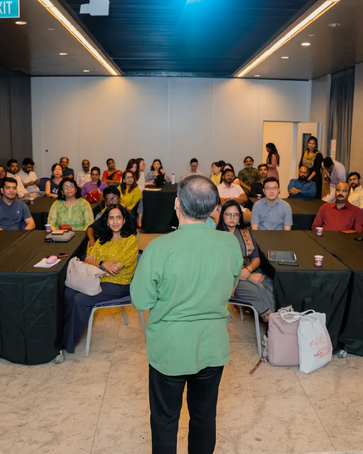 Traditional arts group leaders at ATAM's engagement session